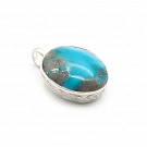Turquoise and 925 Silver Pendant