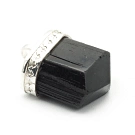 Black Tourmaline and Sterling Silver 925 Pendant