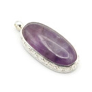 Amethyst and 925 Silver Pendant