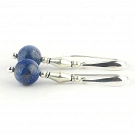 Lapis Lazuli Earrings and Sterling Silver