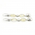 Citrine and Sterling Silver 925 Earrings