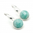 Amazonite and Silver 925 Earrings