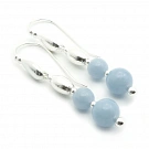 Angelite and 925 Silver Earrings