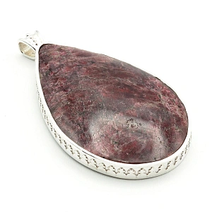 Eudialyte and Sterling Silver 925 Pendant