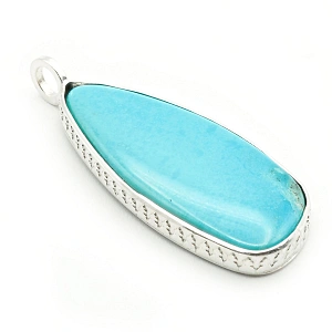 Turquoise and Sterling Silver 925 Pendant