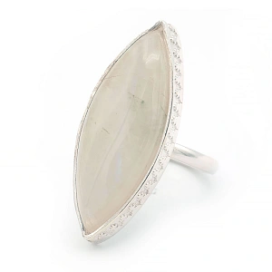 Moonstone and Sterling Silver Ring