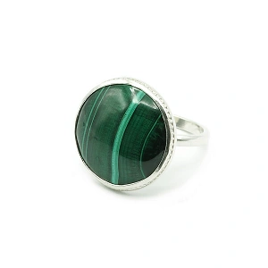 Sterling Silver 925 and Malachite ...
