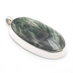 Seraphinite and Sterling Silver 925 ...