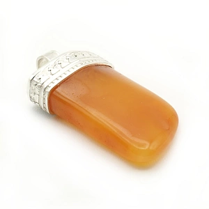 Amber and Sterling Silver 925 ...