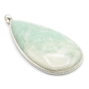Amazonite and Sterling Silver 925 Pendant