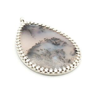 Dendritic Agate and Sterling Silver ...
