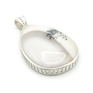 Dendritic Opal and 925 Silver ...