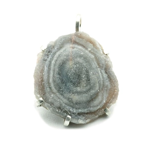 Chalcedony and 925 Silver Pendant