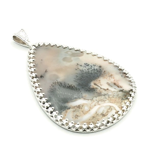 Dendritic Agate and 925 Silver ...