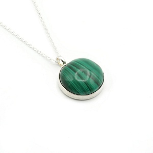 Chain with Pendant Malachite and&nbsp;...