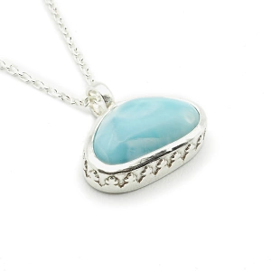 Sterling Silver 925 and Larimar ...