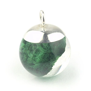 Malachite in Resin and Sterling ...