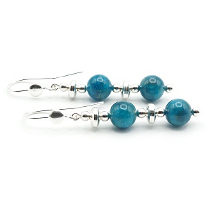 Blue Apatite and Sterling Silver&nbsp;...