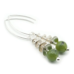 Jade and Sterling Silver 925 ...