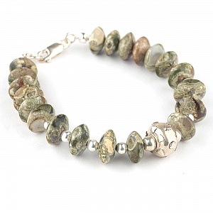 Rhyolite and Sterling Silver 925&nbsp;...