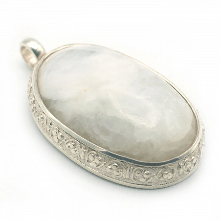 Blue Calcite Pendant set in Sterling Silver 925