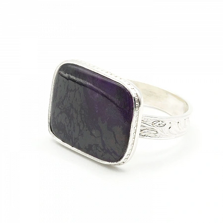 Sugilite and 925 Silver Ring