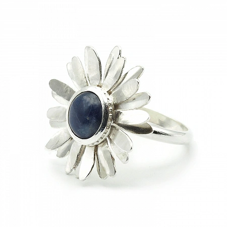 Sodalite and 925 Silver Ring