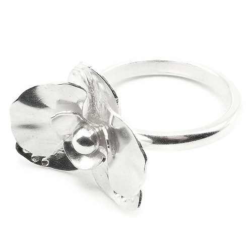 Orchidee 925er Silber Ring