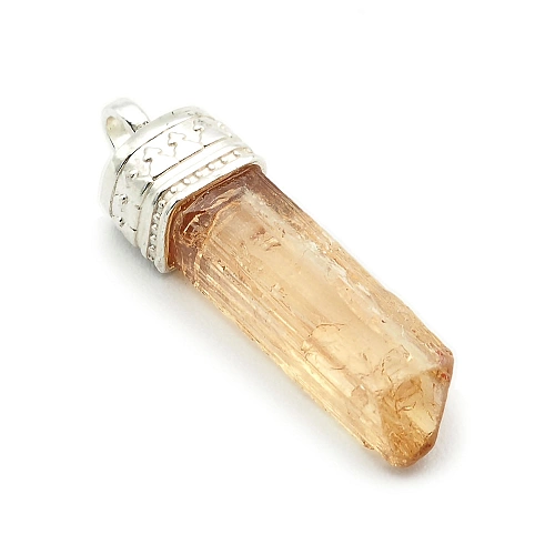 Sterling Silver 925 and Imperial Topaz Pendant