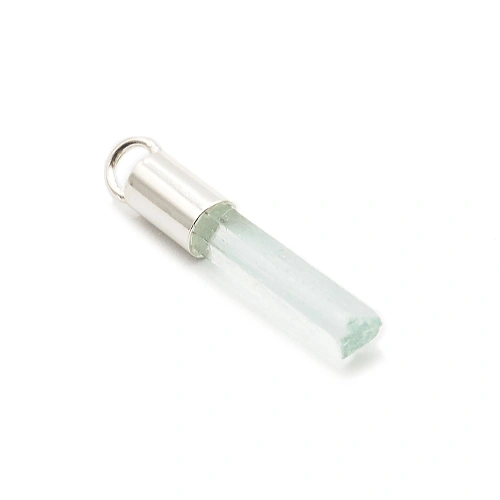 Anhänger mit natürlichem Aquamarin aus 925er Sterlingsilber