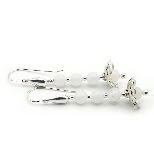 Moonstone and Sterling Silver Earrings
