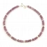 Lepidolite necklace and sterling silver