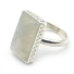 Bague de Pierre de Lune sertie d'Argent 925