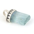 Aquamarin Kristall Anhänger eisblau und 925er Silber