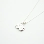 Orchid Flower 925 Silver Chain Pendant Necklace 4