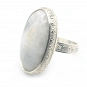 Blue Calcite and Sterling Silver Ring 1