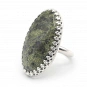 Serpentine Ring set in Silver 925 1