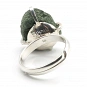 Mini Agate Geode and Sterling Silver 925 Ring 4
