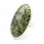 Serpentine and Sterling Silver 925 Ring 1