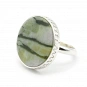 Serpentine Ring and 925 Silver 1