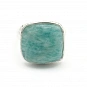 Amazonite and 925 Silver Ring 3