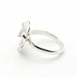 Hydrangea Flower Ring in 925 Silver 3