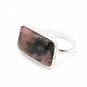 Rhodonite and 925 Silver Ring 1