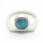 Larimar and 925 Silver Ring 5