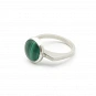 Malachite and 925 Silver Ring 1