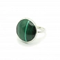 Sterling Silver 925 and Malachite Ring 1