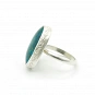 Sterling Silver 925 and Chrysocolla Ring 2