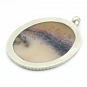 Dendritic Agate and Sterling Silver 925 Pendant 4