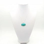 Chrysocolla and Sterling Silver 925 Pendant 5