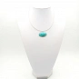 Chrysocolla and Sterling Silver 925 Pendant 6